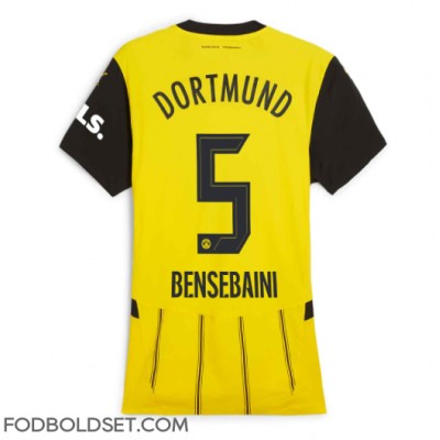Borussia Dortmund Ramy Bensebaini #5 Hjemmebanetrøje Dame 2024-25 Kortærmet Borussia Dortmund Ramy Bensebaini #5 Hjemmebanetrøje Dame 2024-25 Kortærmet